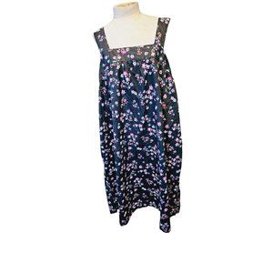 Dreams co Flowy mumu dress size‎ 2x black floral with pockets